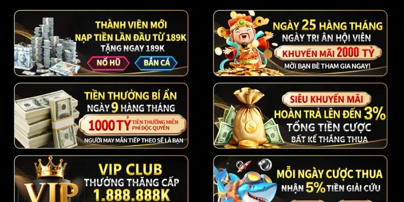 Thành viên mới sẽ nhận được nhiều phần thưởng khởi đầu hấp dẫn tại bet69